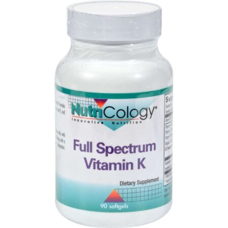 Nutricology, Vitamina K Espectro Total - 90 Cápsulas