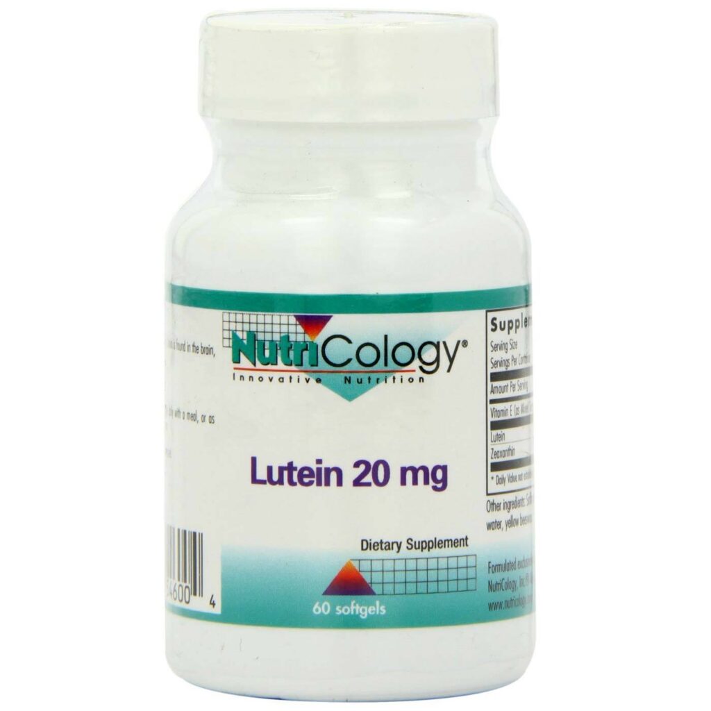 Nutricology Luteína 20 mg 60 Géis: Saúde Ocular e Bem-Estar com Luteína Pura no Brasil