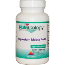 Nutricology Malato de Magnésio Forte - 120 Tabletes para Saúde Óssea e Muscular