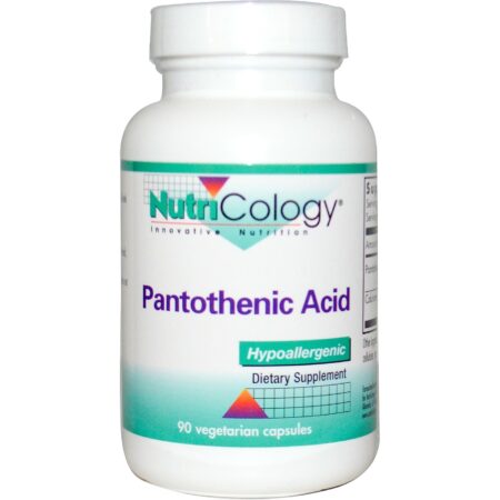 Nutricology Ácido pantotênico 90 Cápsulas