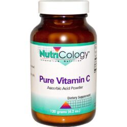 Nutricology Vitamina C Puro Ascórbico em Pó 120g: Imunidade e Saúde com Antioxidante Potente
