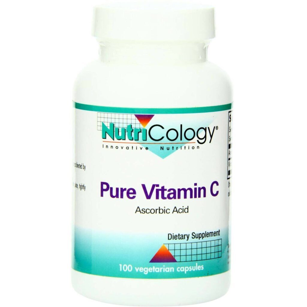 Nutricology Vitamina C Pura 1000 mg - 100 Cápsulas Ácido Ascórbico
