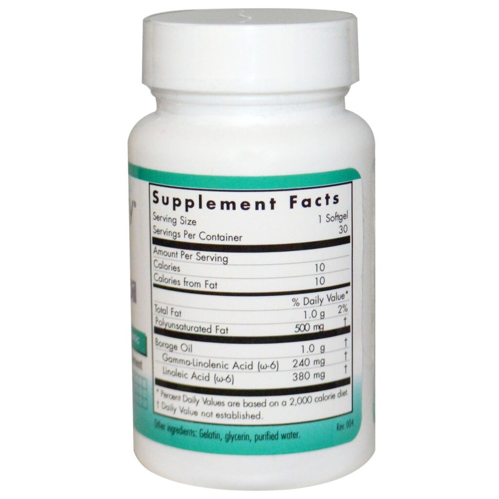 Nutricology GLA Óleo de Borragem 30 Cápsulas em Gel: Saúde da Pele e Bem-Estar - Imagem 2