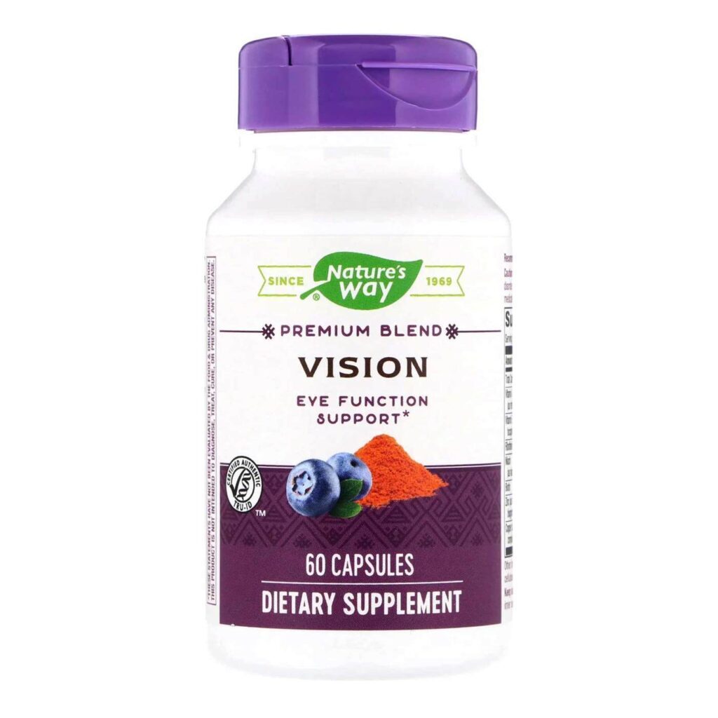 Nature's Way Visão com Luteína e Boldo - 60 Cápsulas para Saúde Ocular