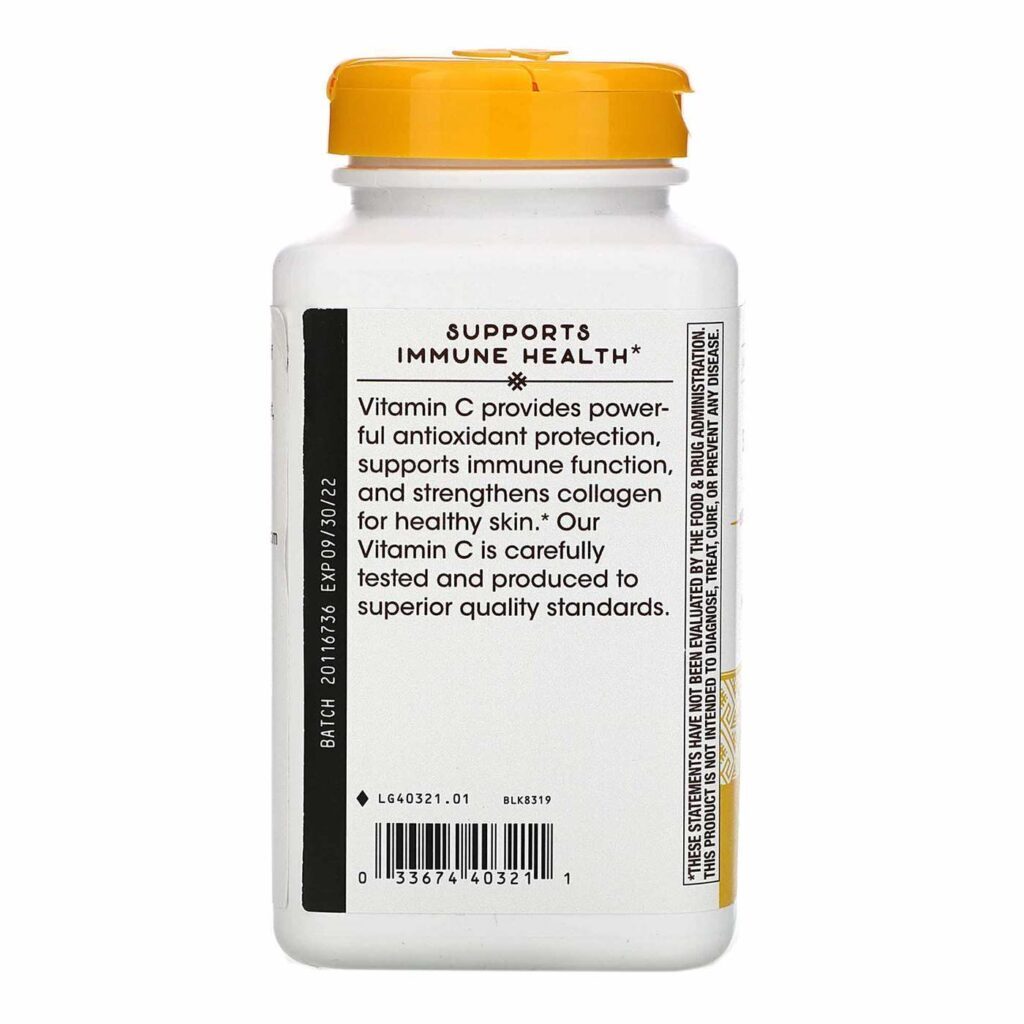 Nature's Way Buffered C-500, Vitamina C 500mg, 250 Cápsulas para Imunidade e Antioxidante - Imagem 4