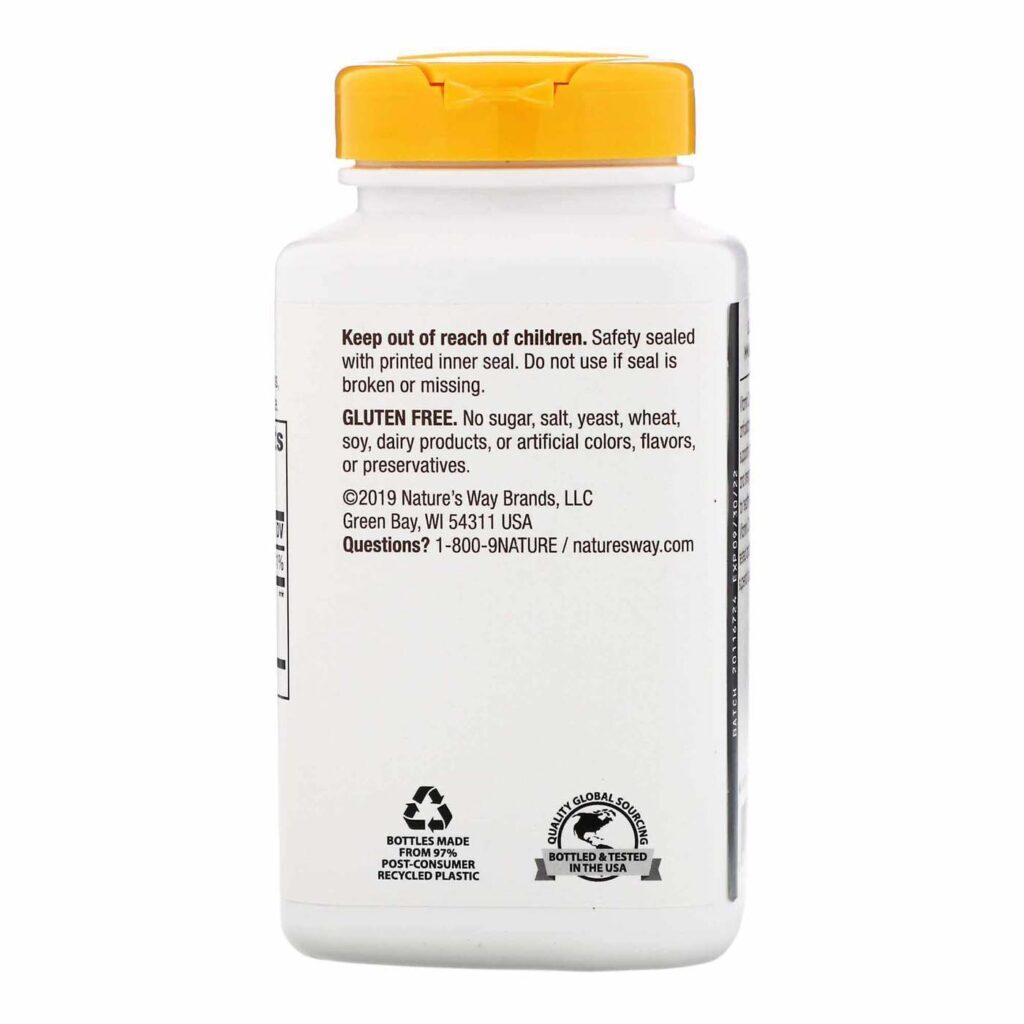 Vitamina C-500 Nature's Way com Bioflavonóides - 250 Cápsulas: Imunidade e Energia para o Brasil - Imagem 3