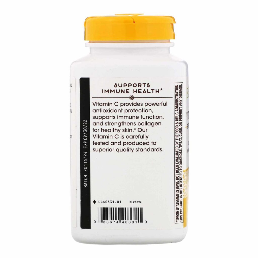 Vitamina C-500 Nature's Way com Bioflavonóides - 250 Cápsulas: Imunidade e Energia para o Brasil - Imagem 4