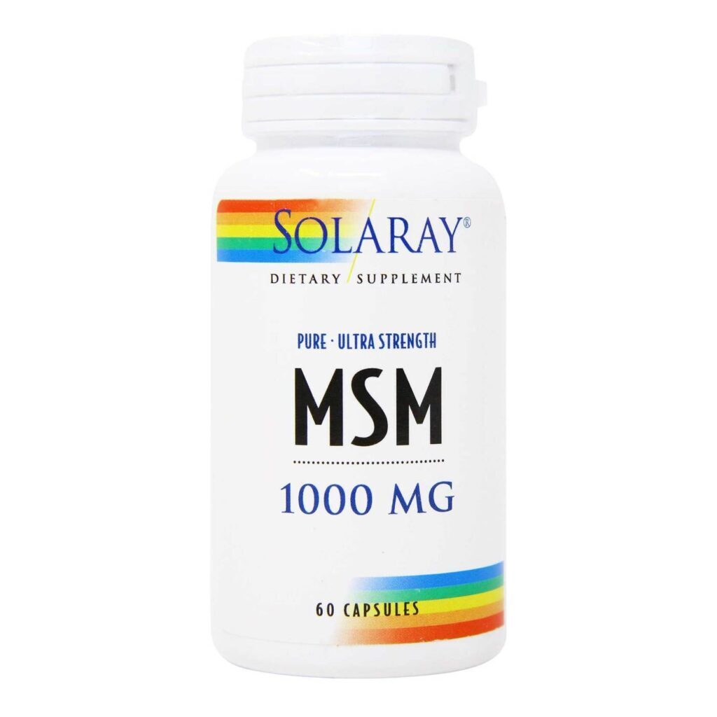 Solaray MSM Puro 1000 mg - 60 Cápsulas: Saúde Articular e Pele Radiante no Brasil