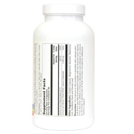 Solaray, Citrato de Cálcio com Vitamina D - 240 Cápsulas Vegetarianas - Image 3