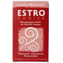 Natural Balance EstroChoice 60 Cápsulas Vegetarianas - Suporte Hormonal Feminino