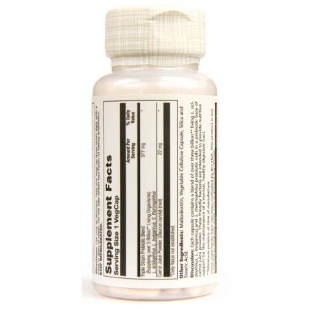 Solaray, Prebiótico Acidophilus 3 bilhões CFU - 60 Cápsulas - Image 3