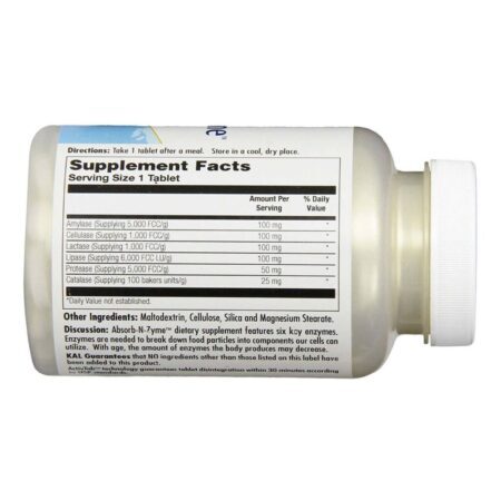 Kal Absorber-N-Zyme 90 Tabletes: Suporte Digestivo Essencial para o Bem-Estar Brasileiro - Imagem 2