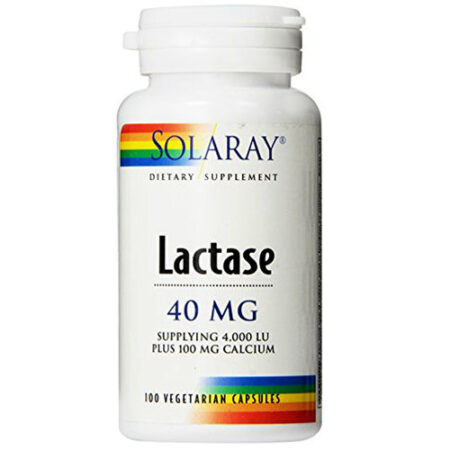 Solaray, Lactase - 100 Cápsulas Vegetarianas