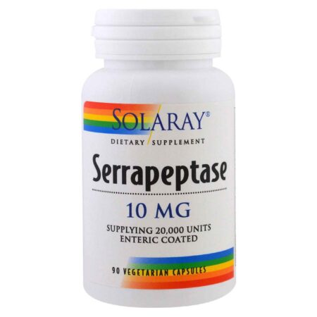 Solaray, Serrapeptase - 90 Cápsulas Vegetarianas