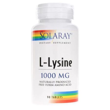 Solaray L-Lisina 1000 mg 90 Tabletes