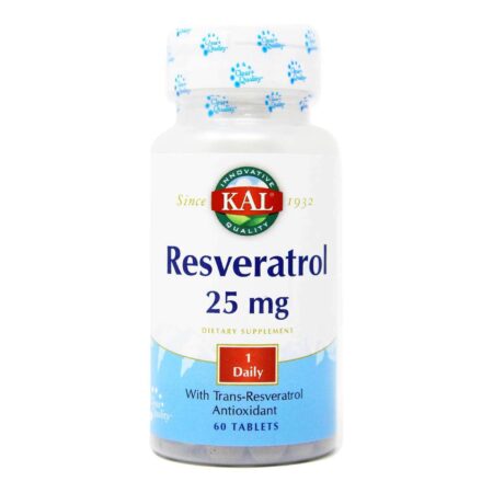 Kal, Resveratrol 25 mg - 60 Tabletes