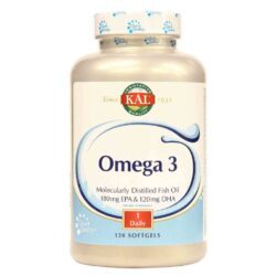 Kal Omega 3 1000 mg - 120 Cápsulas: Saúde do Coração e Bem-Estar Completo