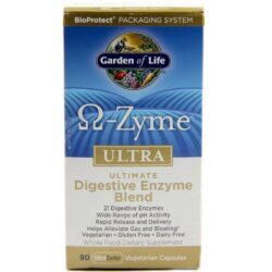 Garden of Life Omega-Zyme Ultra 90 Cápsulas Vegetais: Potencializa Sua Saúde Digestiva