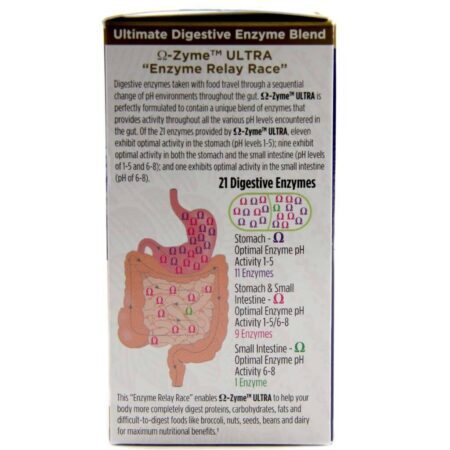 Garden of Life Omega-Zyme Ultra 90 Cápsulas Vegetais: Potencializa Sua Saúde Digestiva - Imagem 2