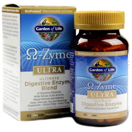 Garden of Life, Omega-Zyme Ultra - 90 Cápsulas Vegetais - Image 5