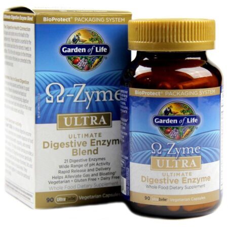 Garden of Life Omega-Zyme Ultra 90 Cápsulas Vegetais: Potencializa Sua Saúde Digestiva - Imagem 5