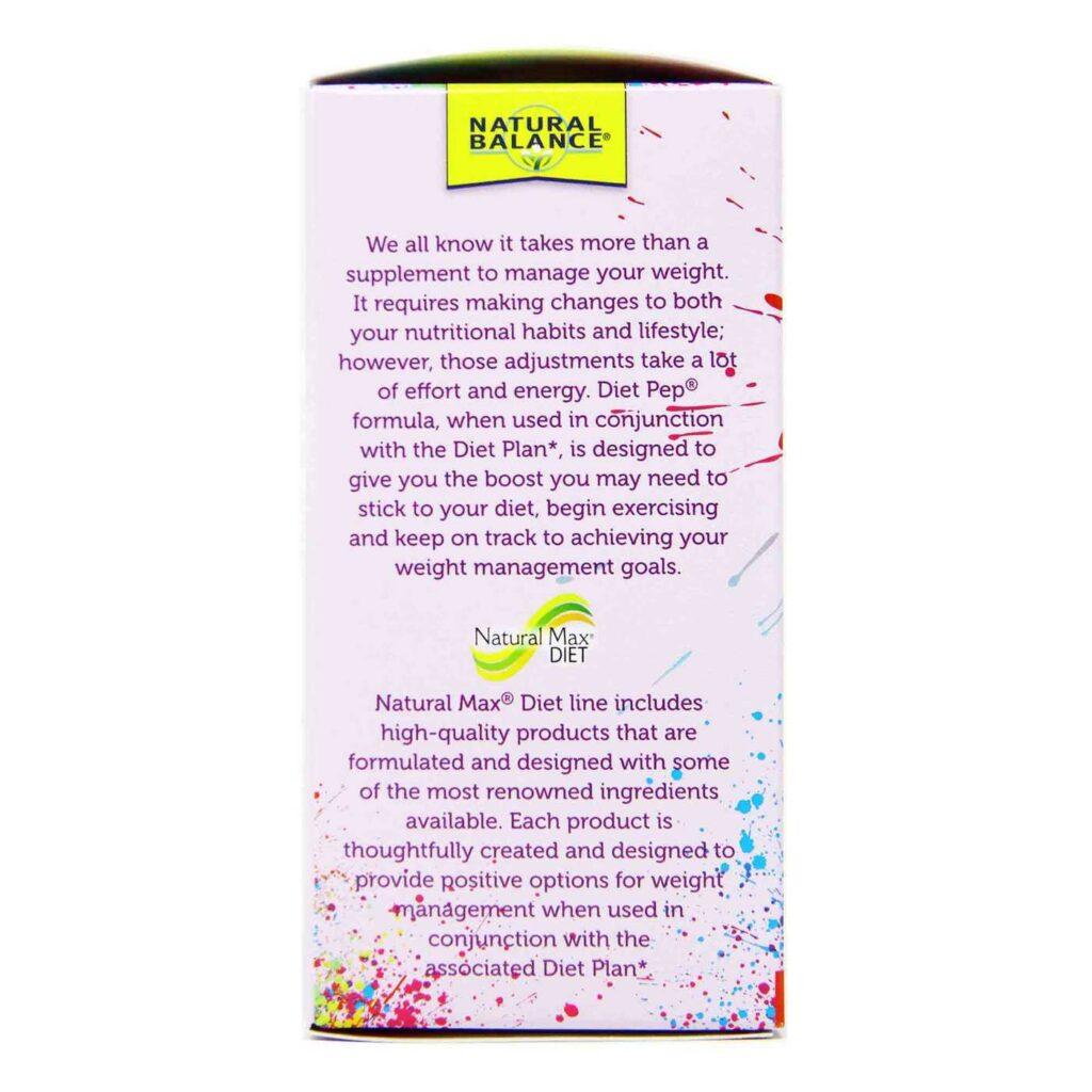 Natural Balance Diet Pep Fórmula Energética 120 Tabletes - Energia Pura - Imagem 4