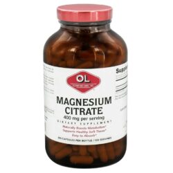 Olympian Labs Citrato de Magnésio 400 mg - 300 Cápsulas: Energia, Bem-Estar e Vitalidade