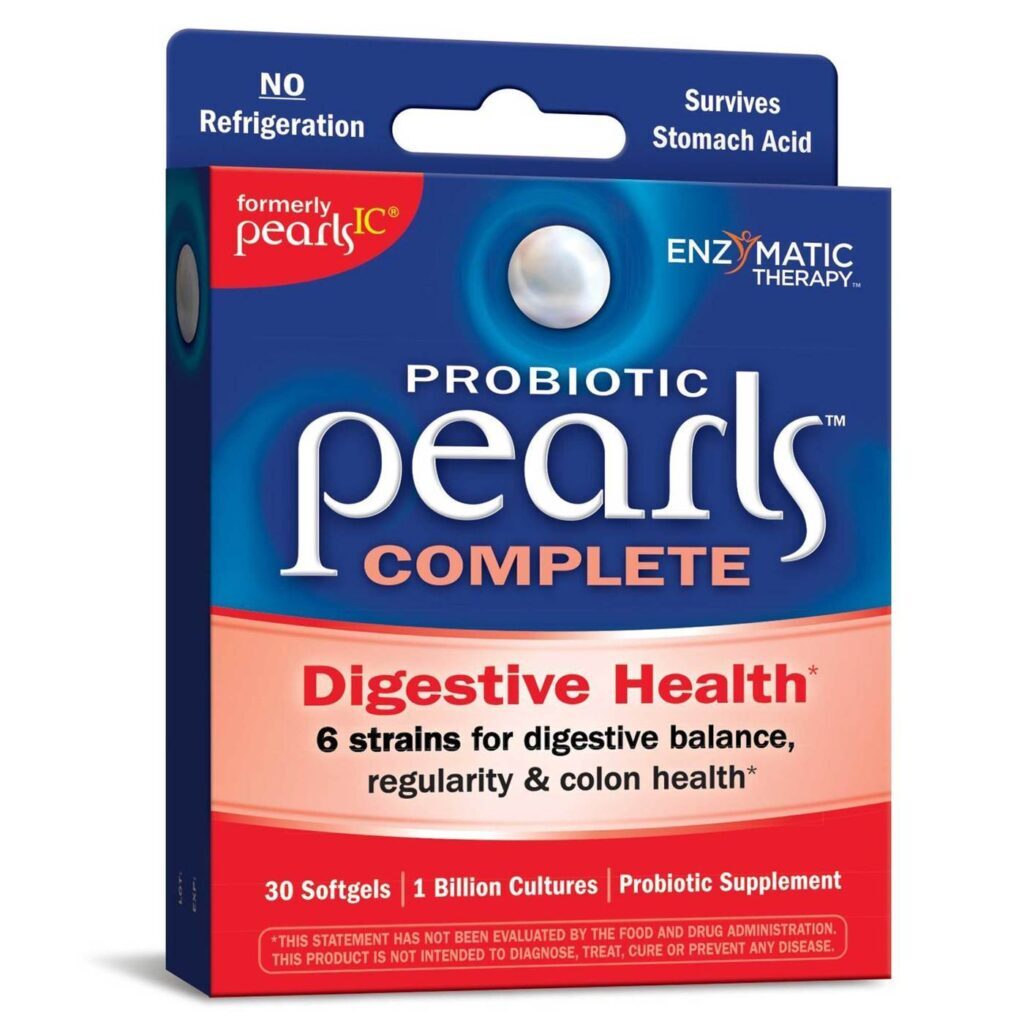 Enzymatic Therapy Pérolas IC® Probiótico para Ajuda Digestiva 30 Pérolas