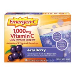 Alacer Emergen-C Açaí Berry: Vitamina C e Energia Antioxidante - 30 Pacotes