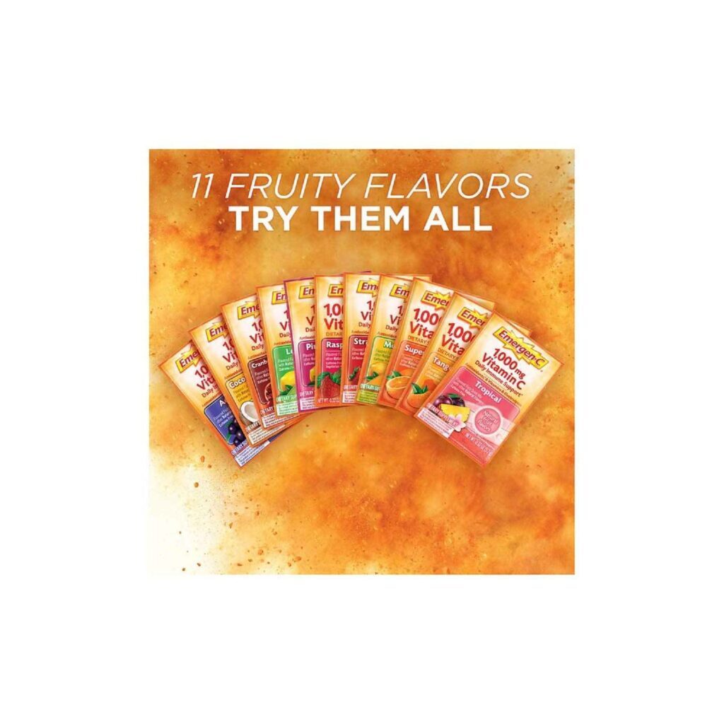 Alacer Emergen-C Açaí Berry: Vitamina C e Energia Antioxidante - 30 Pacotes - Imagem 8