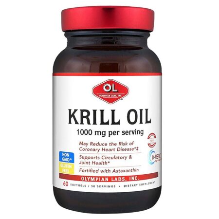 Olympian Labs, Óleo de Krill - 60 Cápsulas