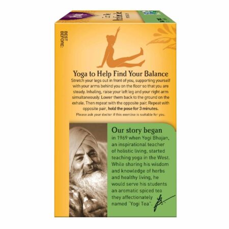 Yogi Tea Organic Teas, Chá Verde Puro Descafeinado - 16 Saquinhos de Chá - Image 3