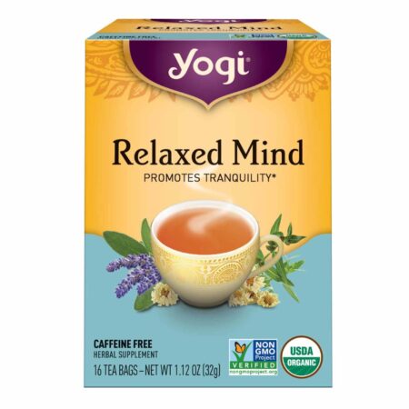 Yogi Tea Organic Teas, Chá Mente Relaxada - 16 Saquinhos