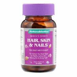 Futurebiotics Cabelo Pele e Unhas 75 Tabletes - Nutrição Completa para Beleza e Saúde