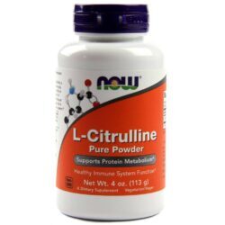Now Foods L-Citrulina em Pó 113g: Aminoácido Essencial para Performance e Bem-Estar