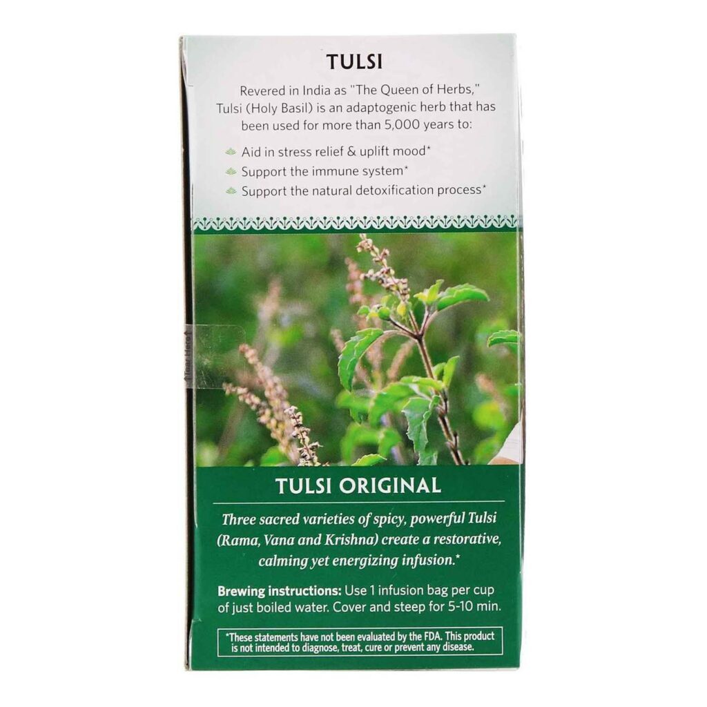 Organic India Tulsi Chá Original - Bem-Estar Ancestral com 18 Saquinhos - Imagem 4