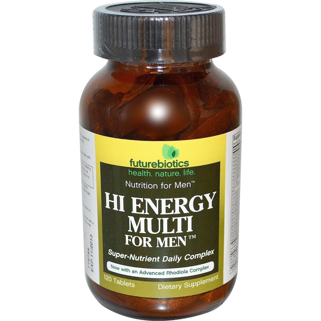 Futurebiotics Multivitamínico Energético para Homens - 120 Tabletes