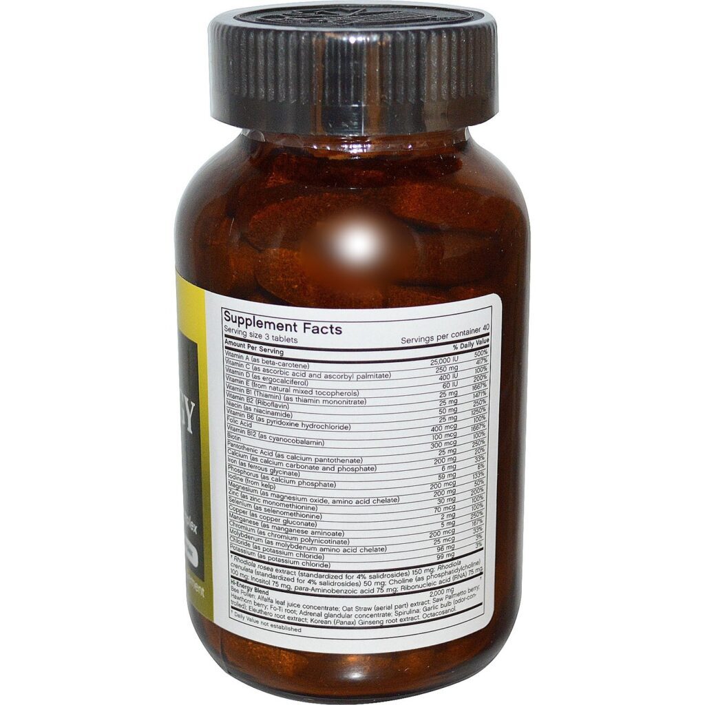 Futurebiotics Multivitamínico Energético para Homens - 120 Tabletes - Imagem 2