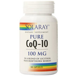 Solaray CoQ10 Puro 100 mg - 30 Cápsulas: Energia e Saúde Cardiovascular no Brasil