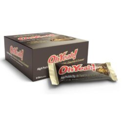 ISS Research Oh Yeah! Barra de Proteína Chocolate & Caramelo - Caixa com 12 Unidades (85g Cada)
