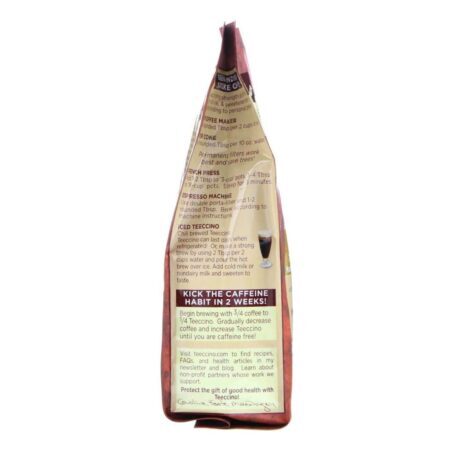 Teeccino Café Java de Ervas Chicória Tostado Médio - Livre de Cafeína - 312g - Imagem 4