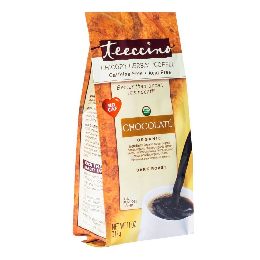 Teeccino Café Preto Tostado de Chicória - 312g: Alternativa Saudável ao Café Brasileiro - Imagem 2