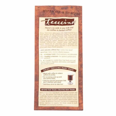 Teeccino Herbal Coffee, Mediterrâneo Assado Médio - Noz e Baunilha - 11 oz (312g) - Image 3