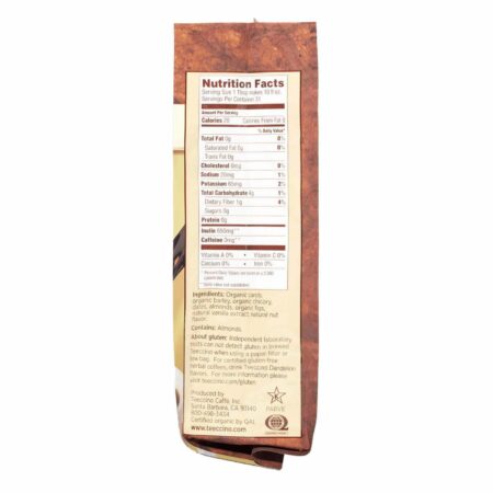 Teeccino Herbal Coffee, Mediterrâneo Assado Médio - Noz e Baunilha - 11 oz (312g) - Image 4