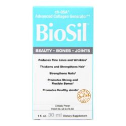 Natural Factors BioSil Líquido Colágeno e Silício - 30 ml para Pele, Cabelos e Unhas