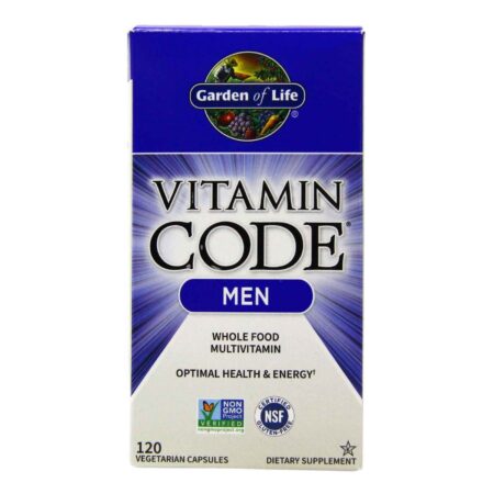 Garden of Life, Multivitamínico Masculino Vitamin Code® - 120 Cápsulas Vegetarianas