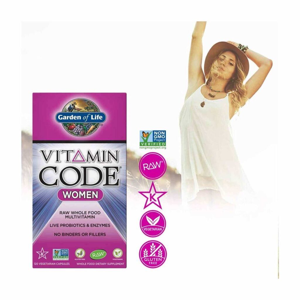 Garden of Life Vitamin Code Multivitamínico Feminino - 120 Cápsulas Vegetarianas - Imagem 4