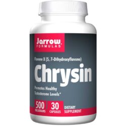 Jarrow Formulas Chrysin 500mg - 30 Cápsulas: Foco, Energia e Bem-Estar Natural