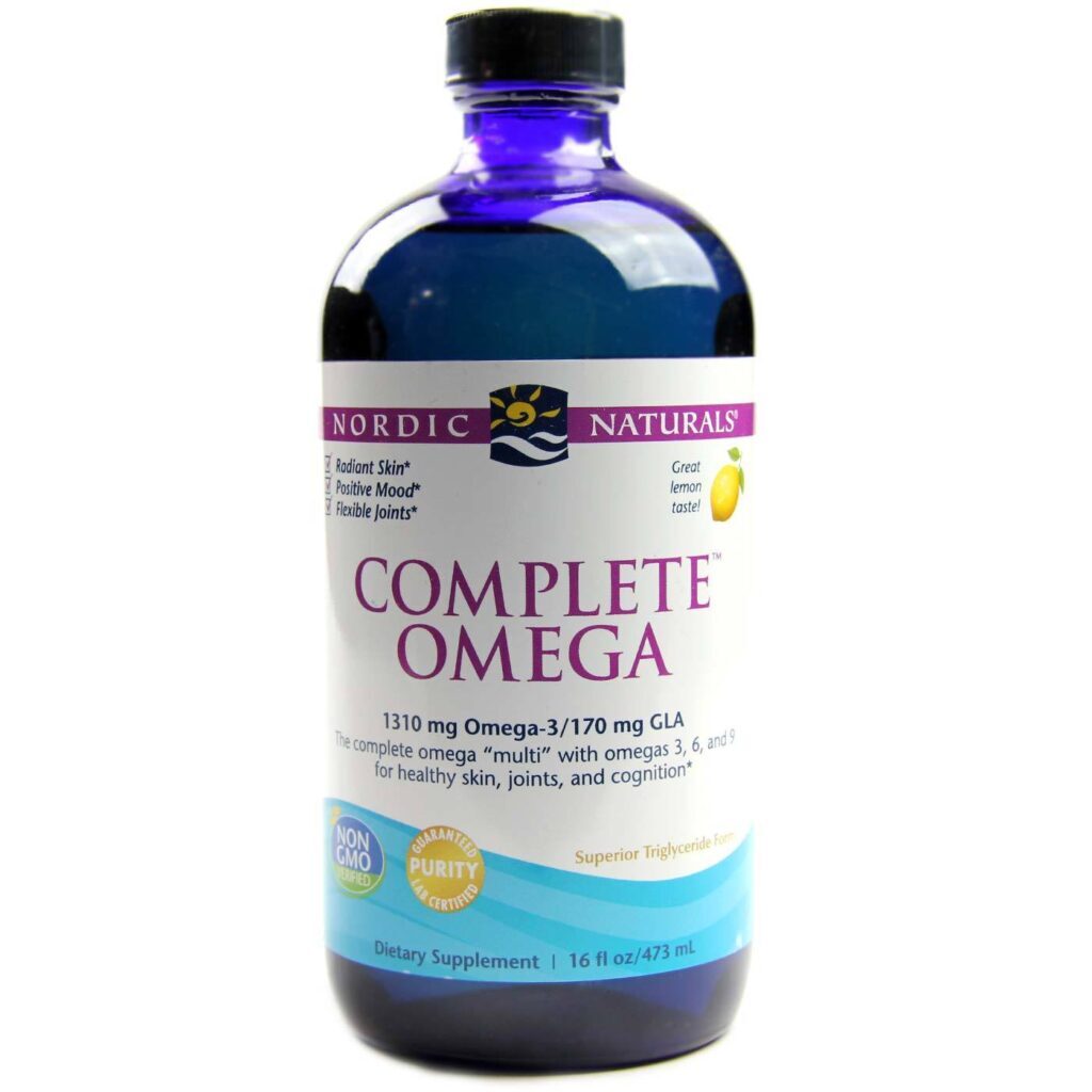 Nordic Naturals Ômega Completo Limão 473 ml - Saúde Cardiovascular e Cognitiva