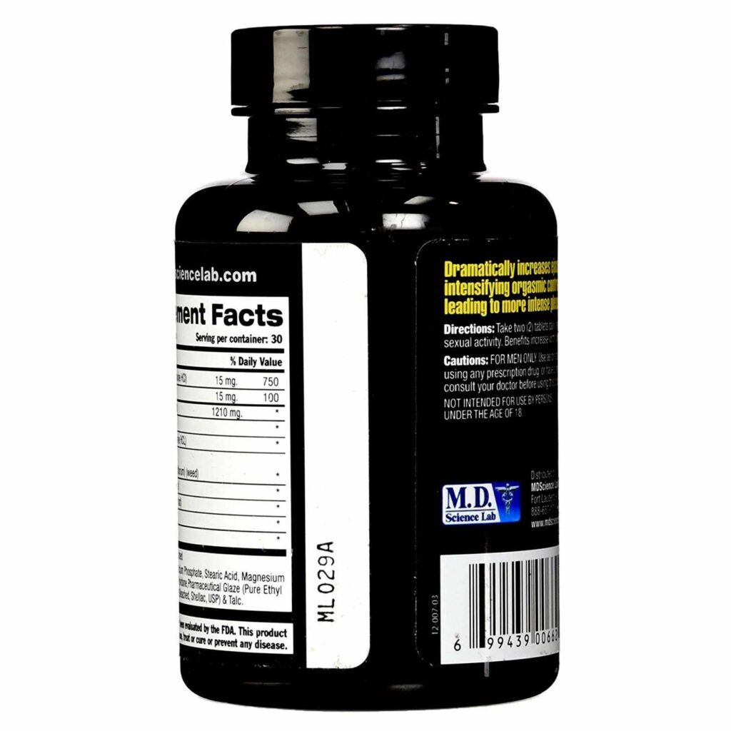 M.D. Science Lab Max Load - Potencializador Masculino 60 Tabletes - Imagem 3